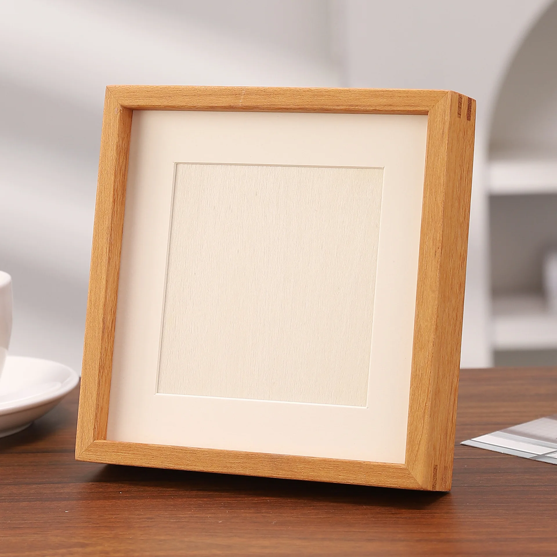 Bamboo Photo Frame - 원목 사각 액자, 전통적인 수공예 기법으로