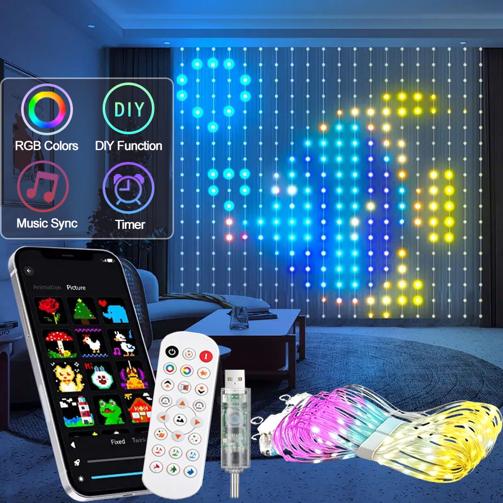 Home Decor Free App - 스마트 LED 커튼 조명 앱 제어