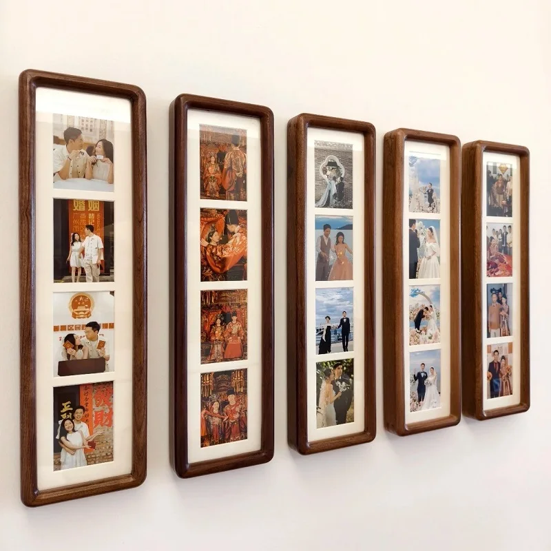 Bamboo Photo Frame - 튼튼한 원목 소재의 긴 형태 사진