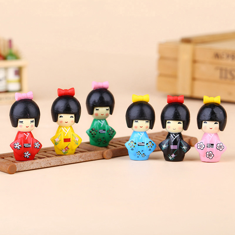 Home Decor Za - 새로운 일본 귀여운 소녀 피규어 분재