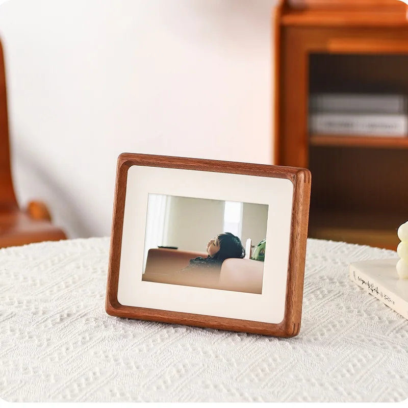 세련된 검은색 샌달우드 소재의 견고한 나무 액자, 고급 - Bamboo Photo Frame 리뷰 및 가격