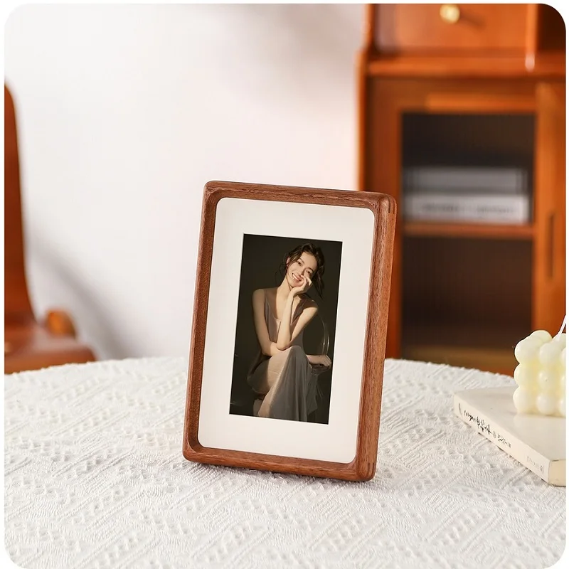 세련된 검은색 샌달우드 소재의 견고한 나무 액자, 고급 - Bamboo Photo Frame 리뷰 및 가격