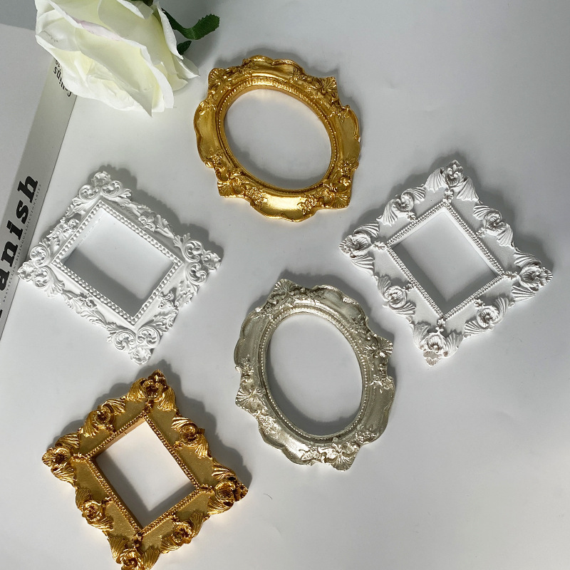 미니 사이즈의 금색 사진 프레임, 사진 촬영 소품, 복 - Bamboo Photo Frame 리뷰 및 가격