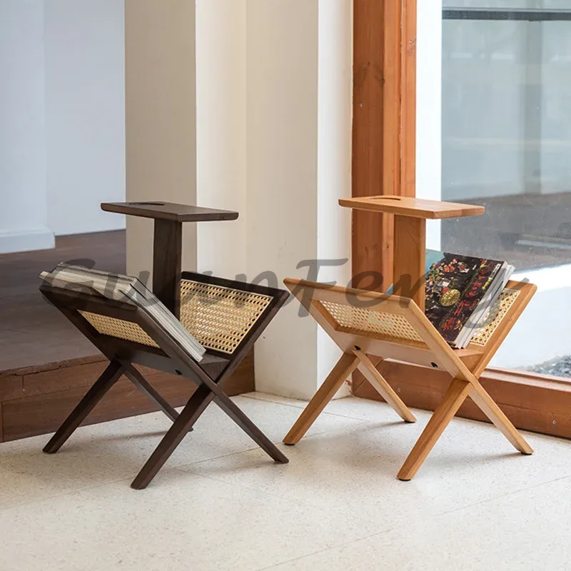 심플한 디자인의 원목 라탄 수납 선반, 미니멀한 스타일 - Home Decor Magazine 리뷰 및 가격