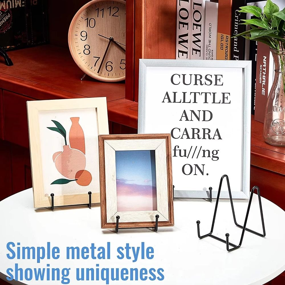 내구성이 뛰어난 3/4/6인치 프레임 홀더 금속 블랙  - Home Decor Magazine 리뷰 및 가격