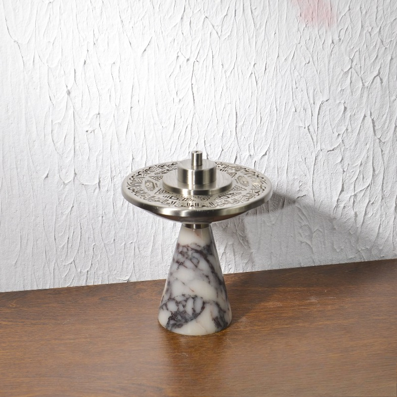 천연 대리석 향로, 속이 빈 금속 구조, 향나무 향로, - Home Decor Magazine 리뷰 및 가격
