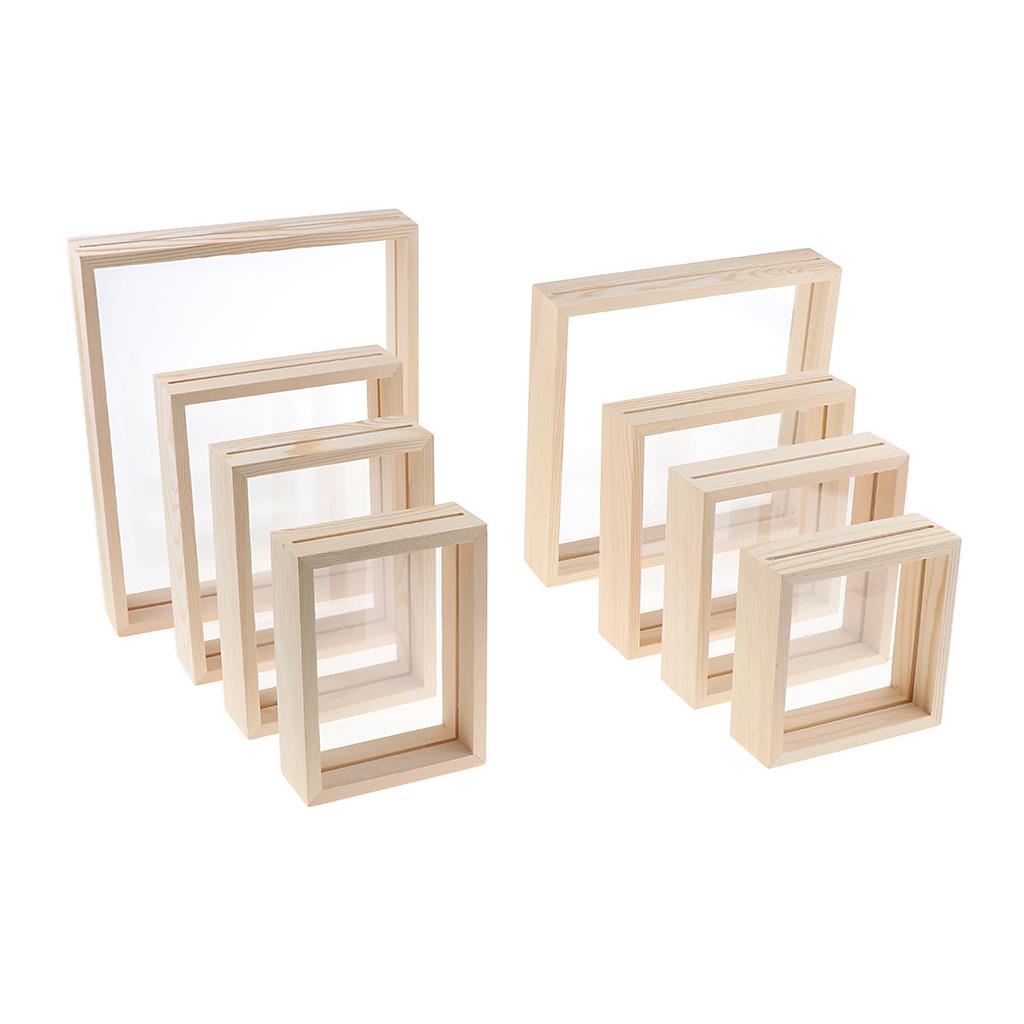 양면 유리로 만든 투명 나무 프레임, DIY 사진 포스 - Bamboo Photo Frame 리뷰 및 가격