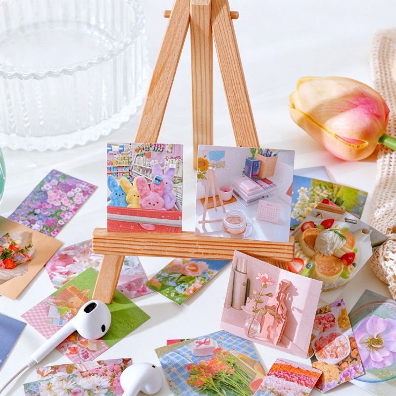 45개입 봄꽃 스티커, DIY 매거진 콜라주, 카드,  - Home Decor Magazine 리뷰 및 가격